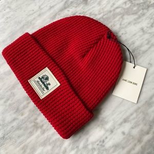 New (never worn) Red Benie